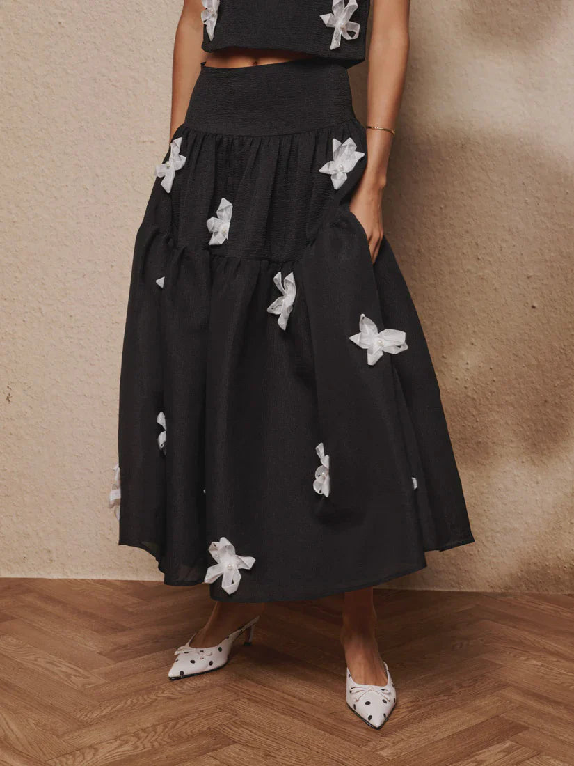 Glow Flora Midi Skirt | Sister Jane