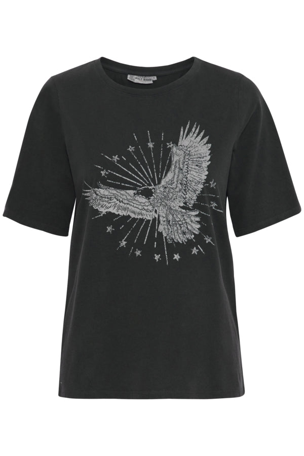 Alba Eagle Black Tshirt | Pulz