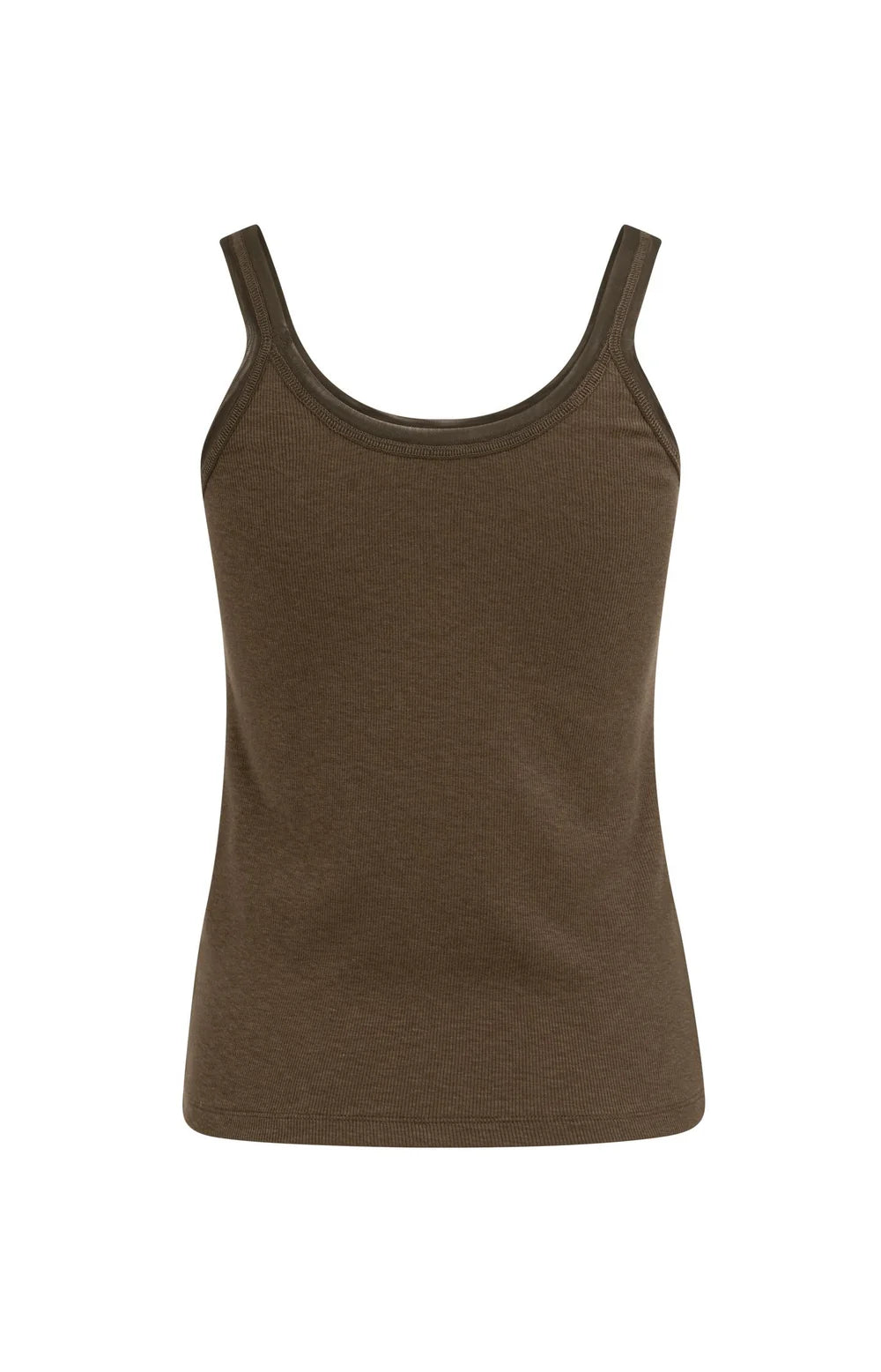 Brown Vest with Mesh |Yaya