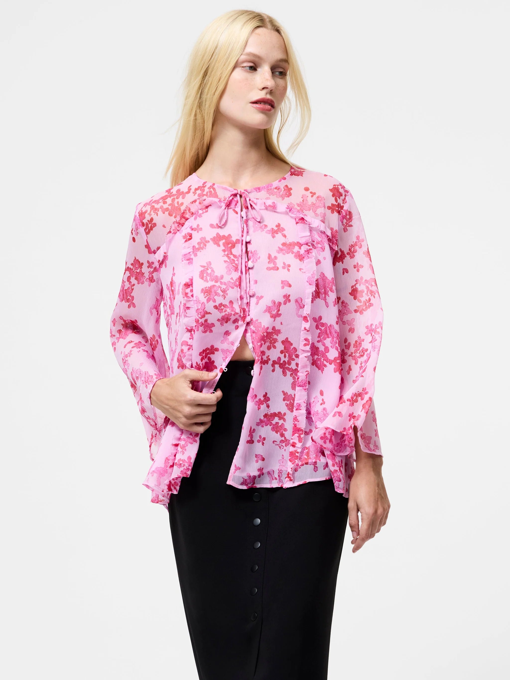Isla Hallie Pink Top | French Connection