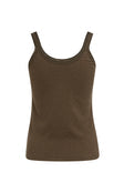 Brown Vest with Mesh |Yaya