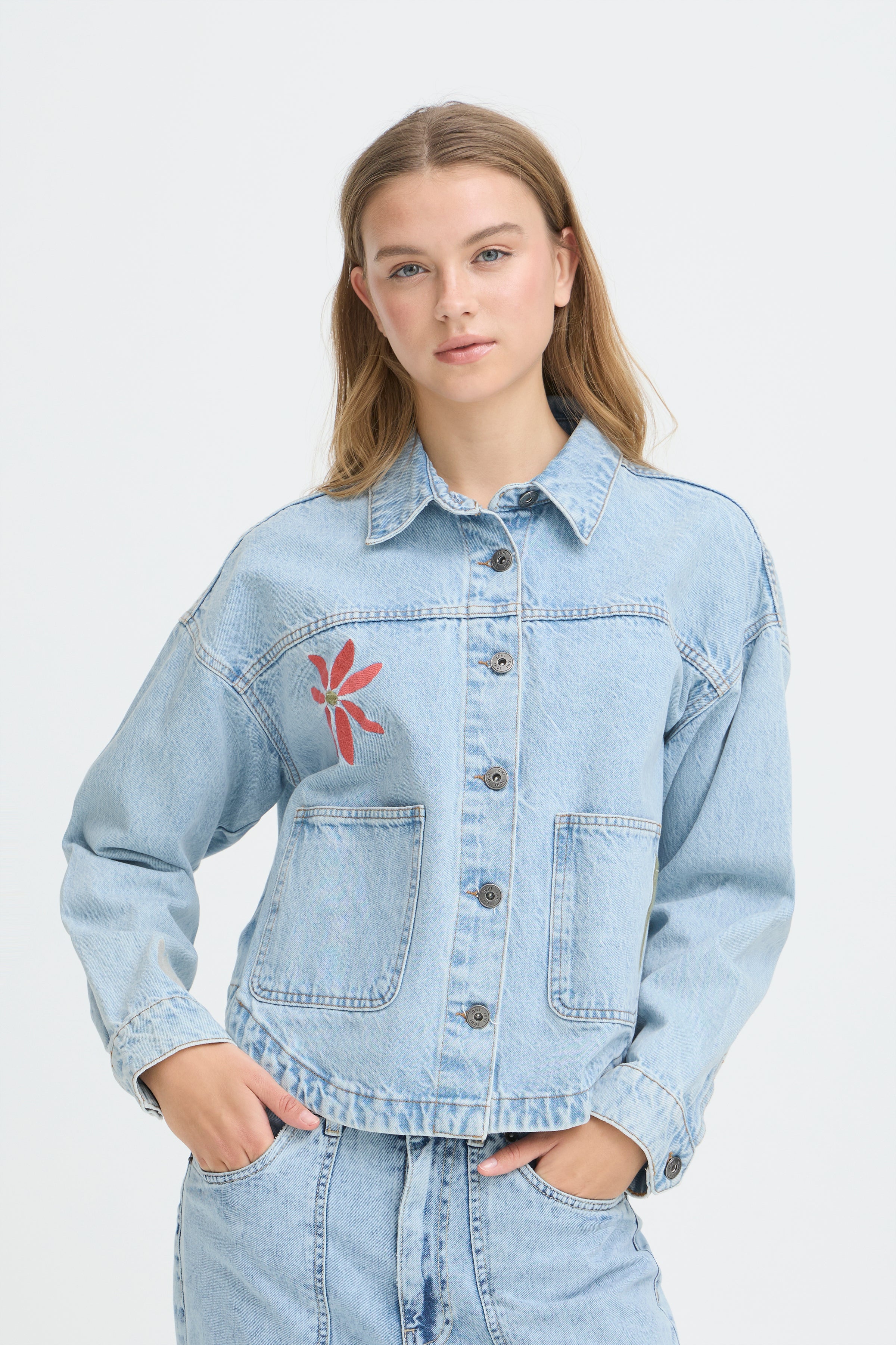 Bauve denim Jacket | Ichi