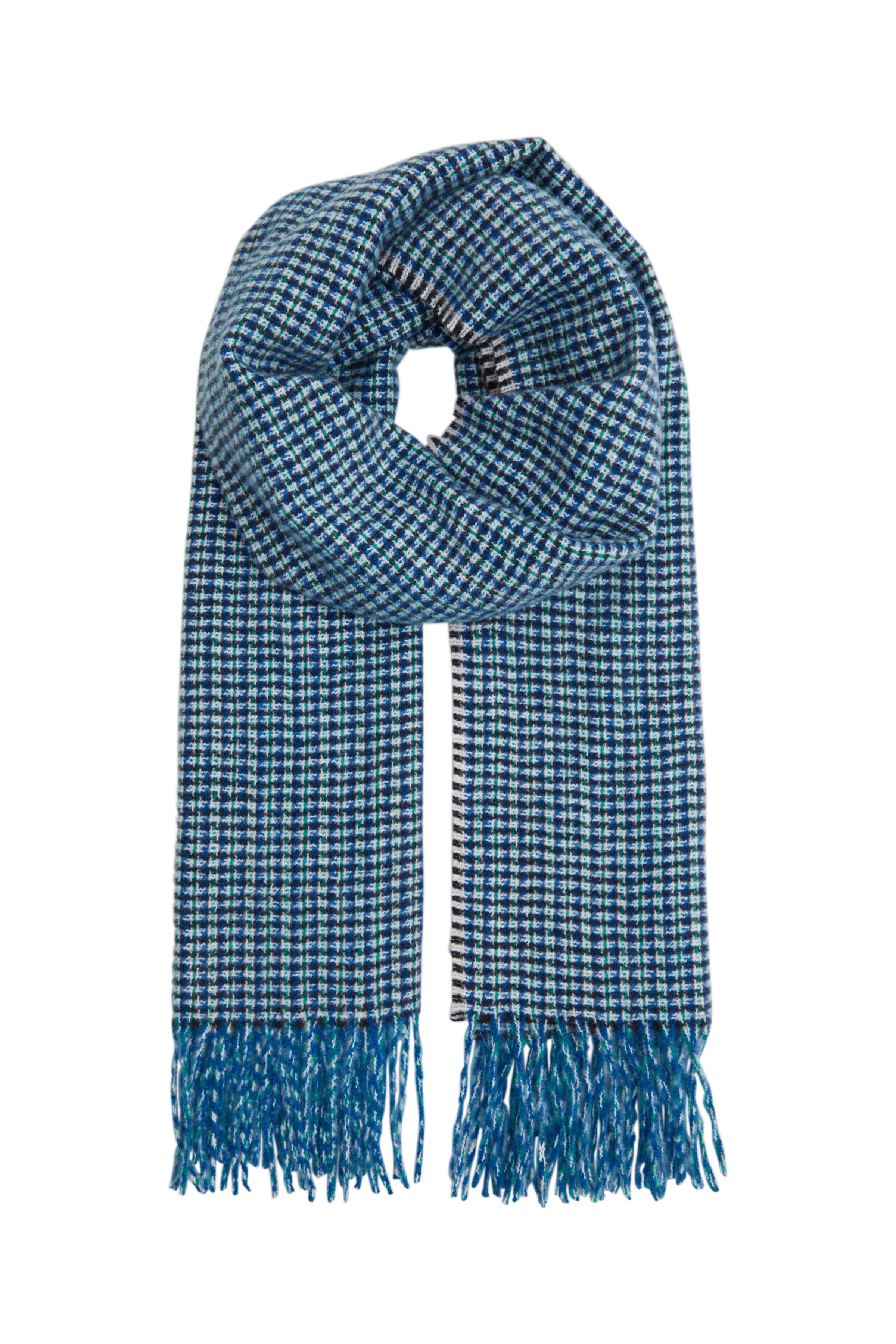 Iagina blue and white scarf | Ichi