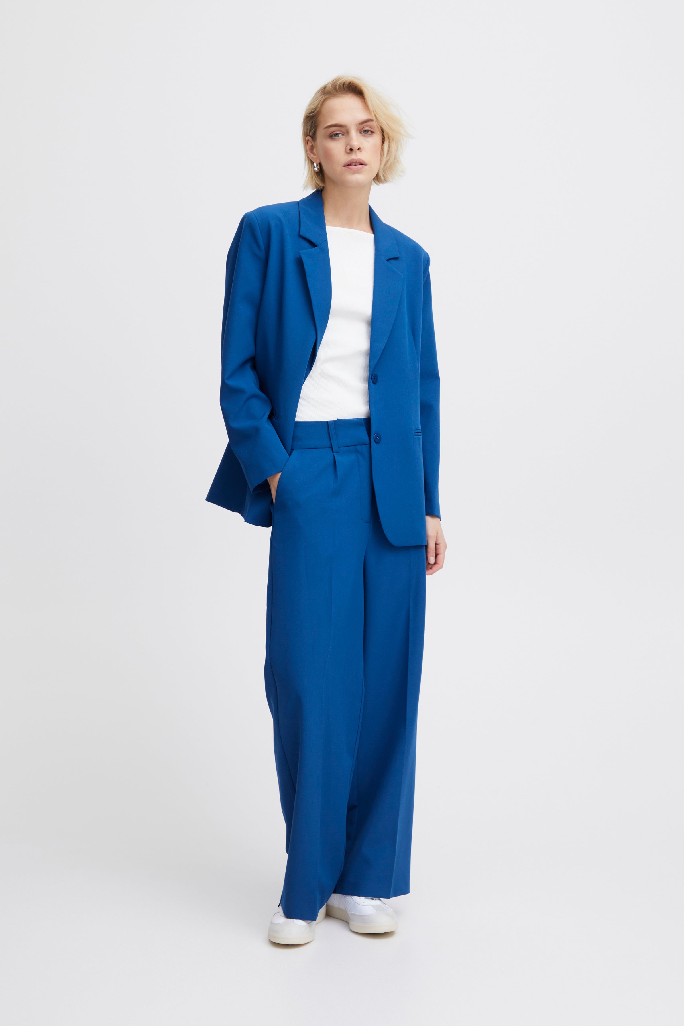 Lexi blue trouser | Ichi