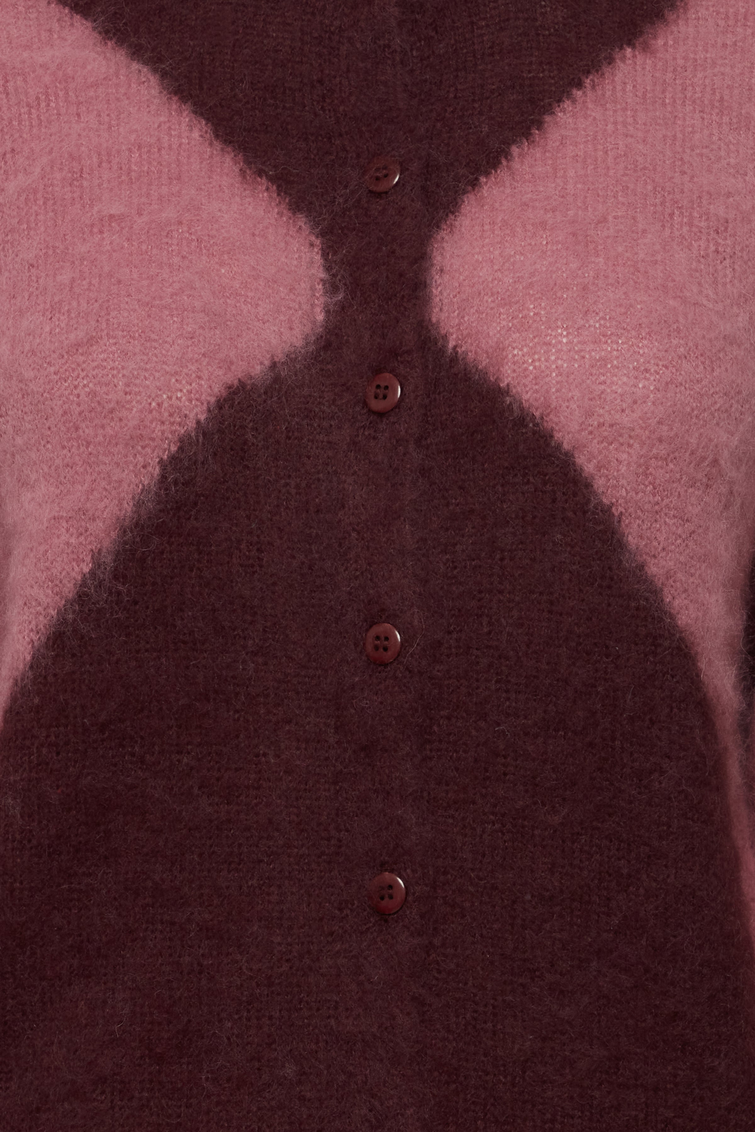 Ihblossie pink and burgundy cardigan | Ichi