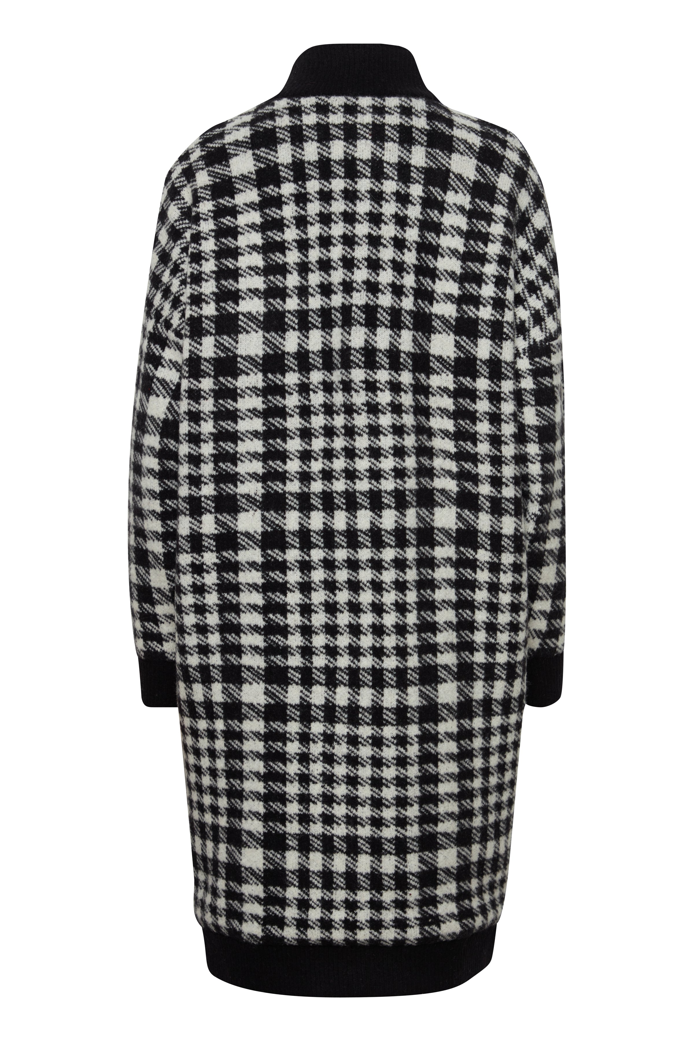 Ihazito black and white checkered coat | Ichi