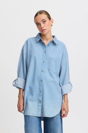 Diver denim shirt | Ichi