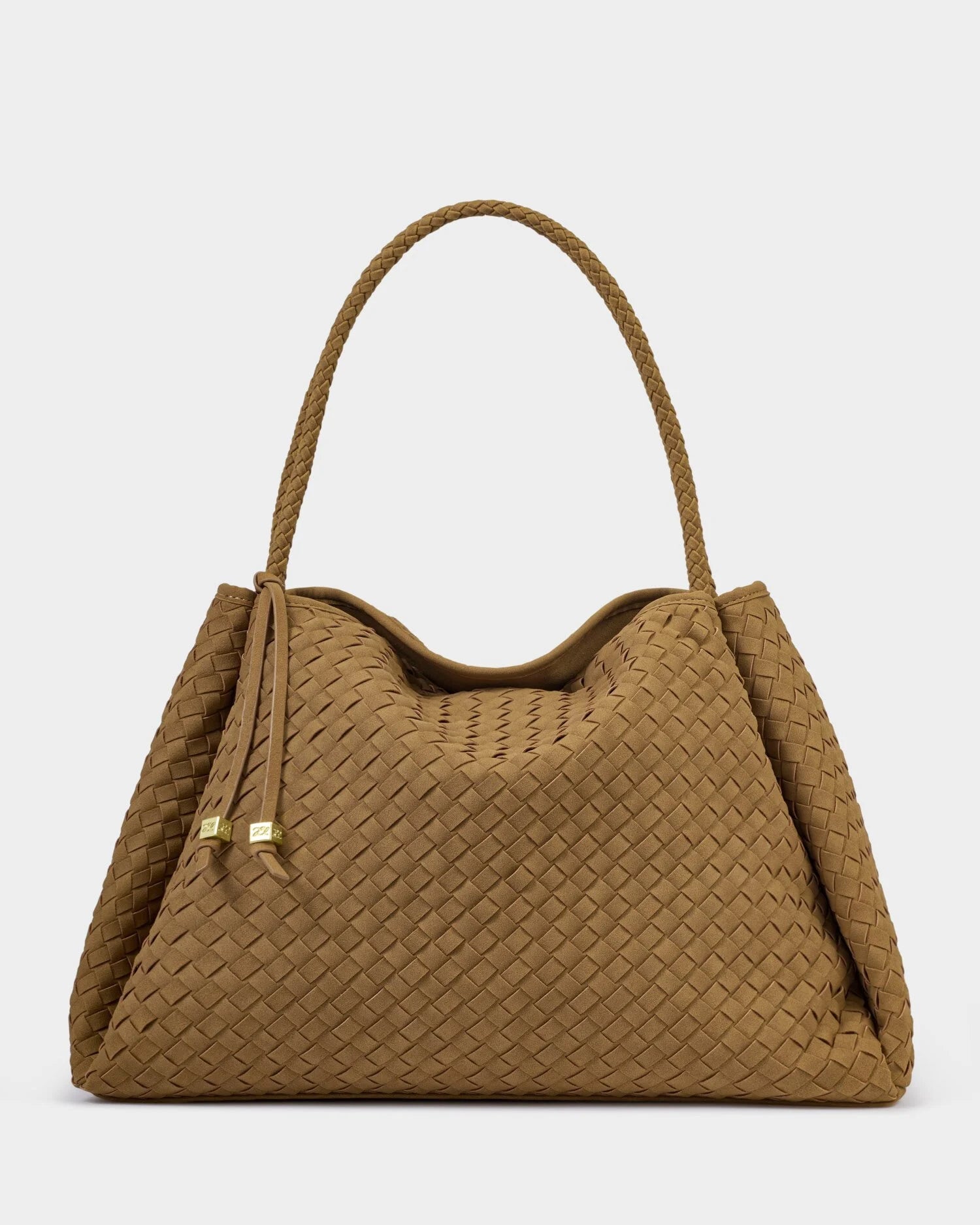Nova Hand Woven Suedette Large Shoulder Bag | Katie Loxton