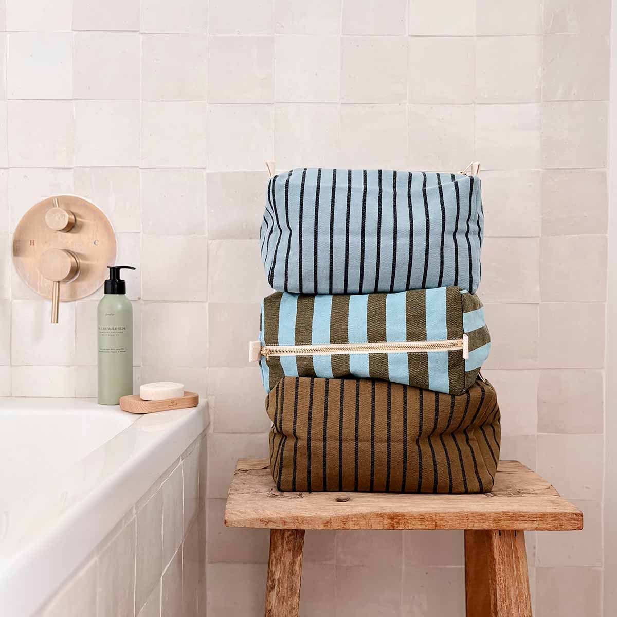 Vic Olive stripe|Rose in April
