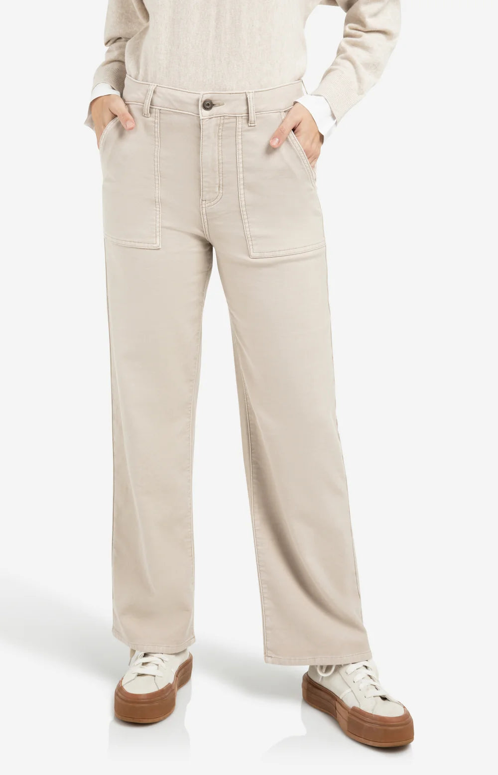 Straight Leg Cargo trousers | Yaya