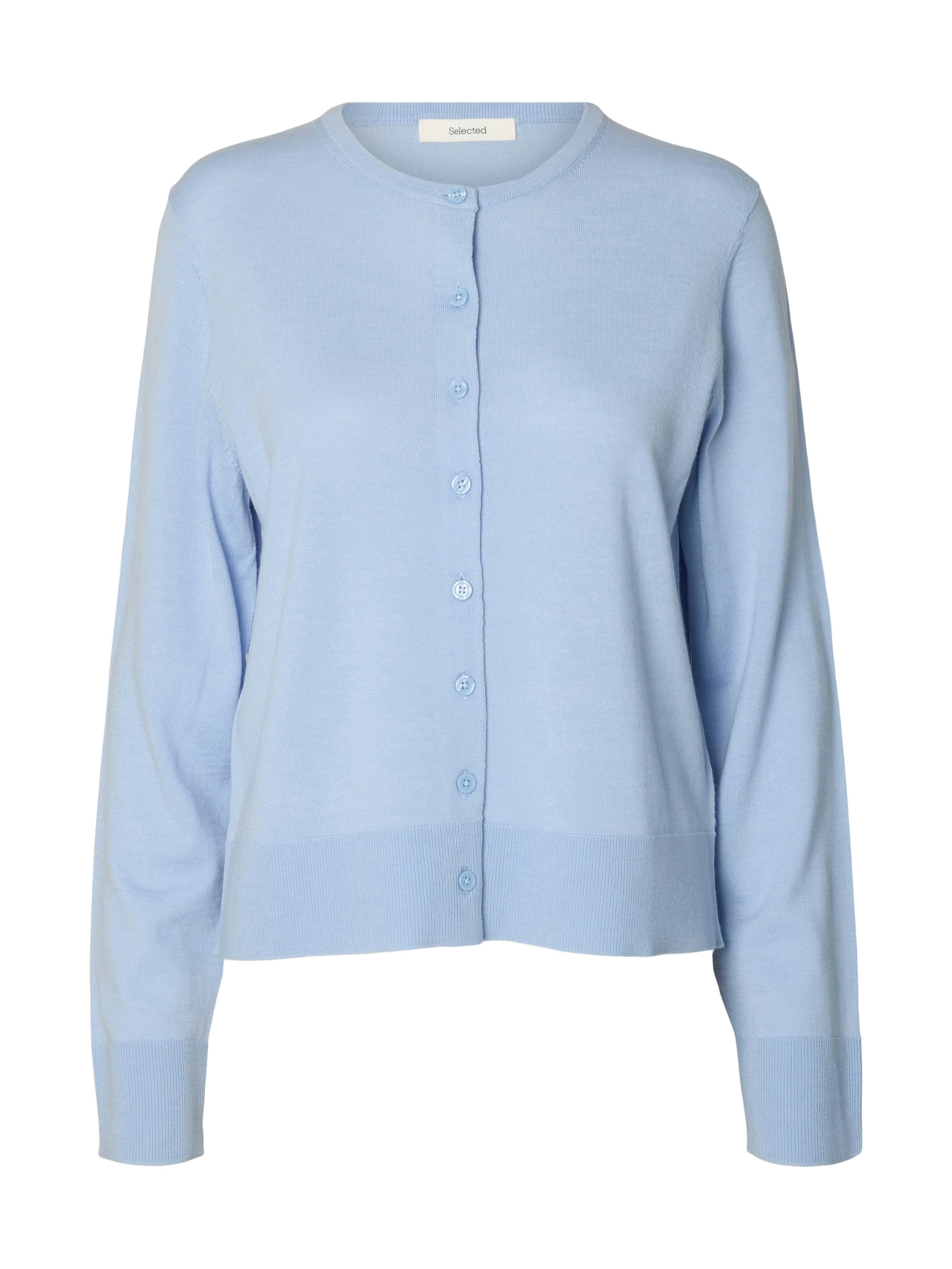 Thea knit Cardigan Blue | Selected Femme