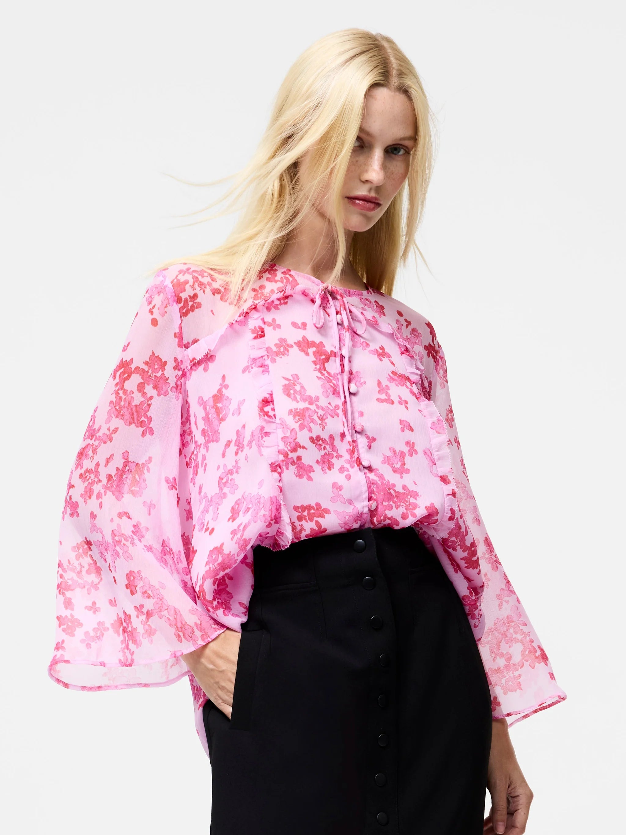 Isla Hallie Pink Top | French Connection