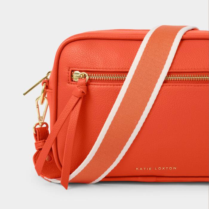 Hallie Crossbody Bag Deep Orange | Katie Loxton