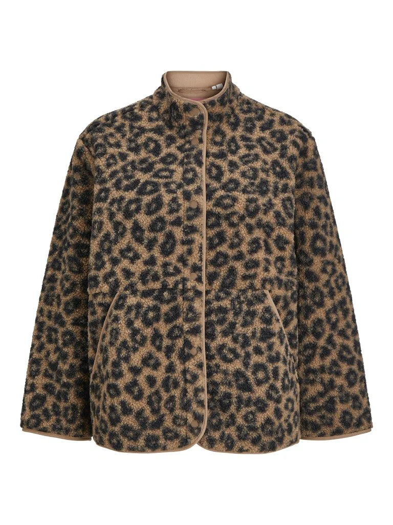 Vera Teddy Leopard Jacket | JJXX