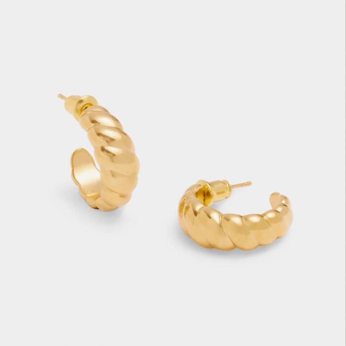 Harper Twist hoop earrings | Katie Loxton