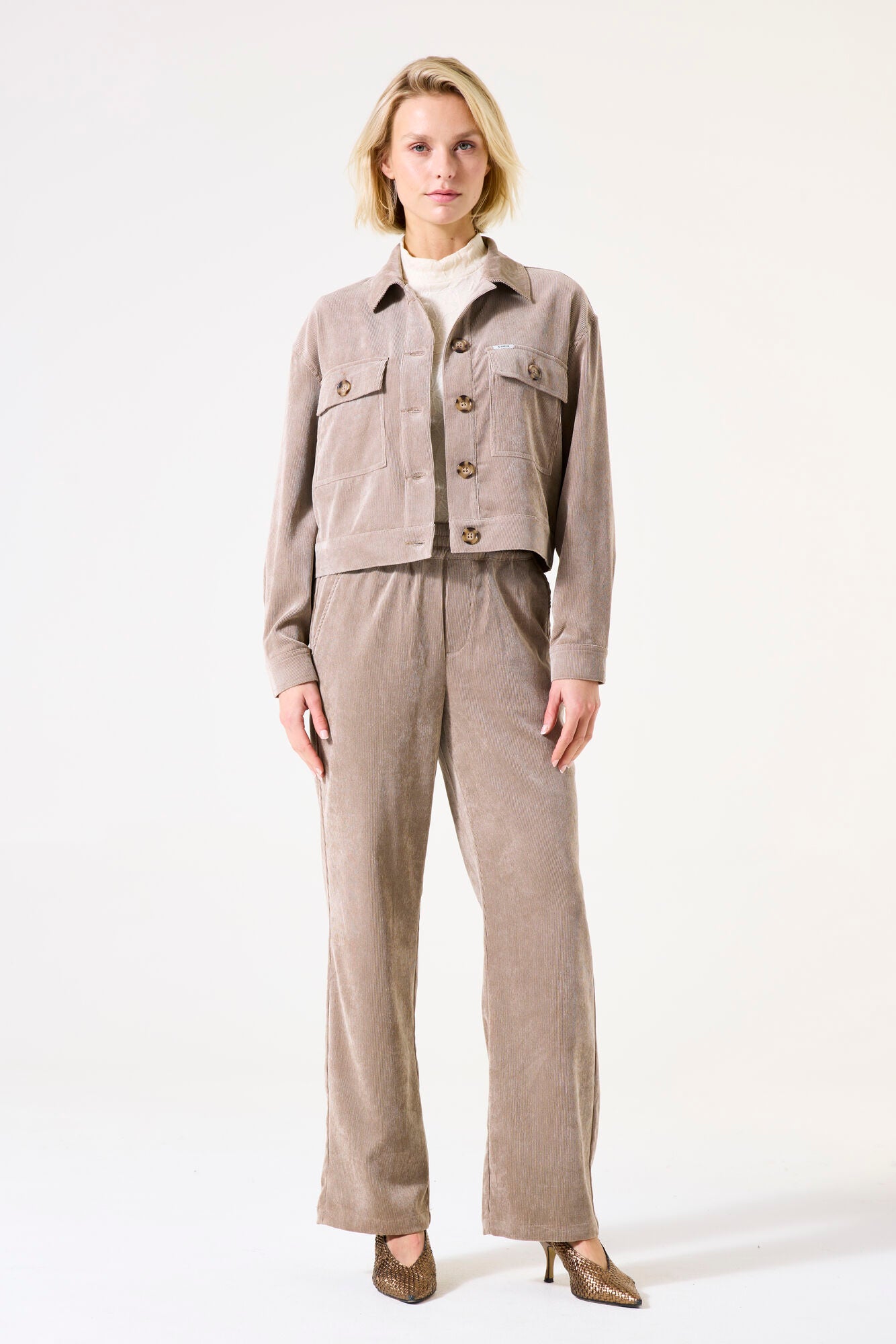 Taupe Cord Jacket | Garcia