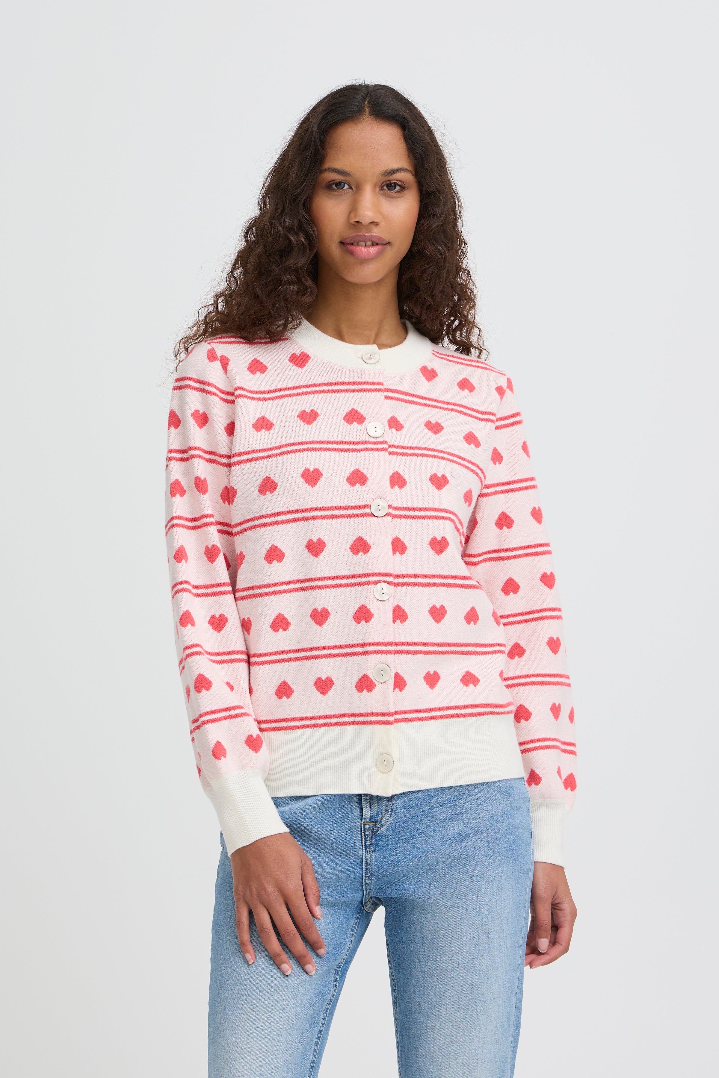 Brielle Cardigan teaberry |Ichi