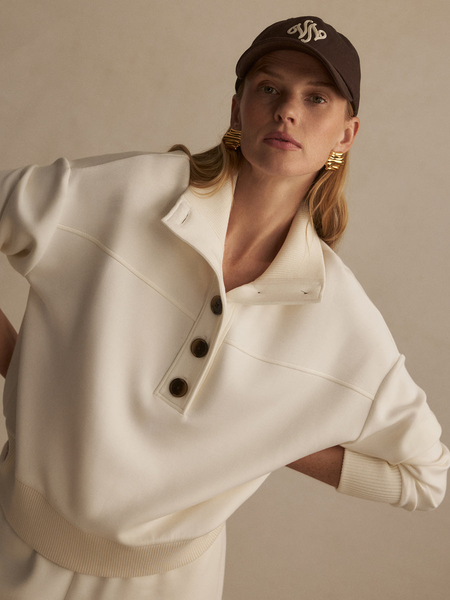 Bronya Placket Sweater| Varley