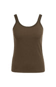 Brown Vest with Mesh |Yaya