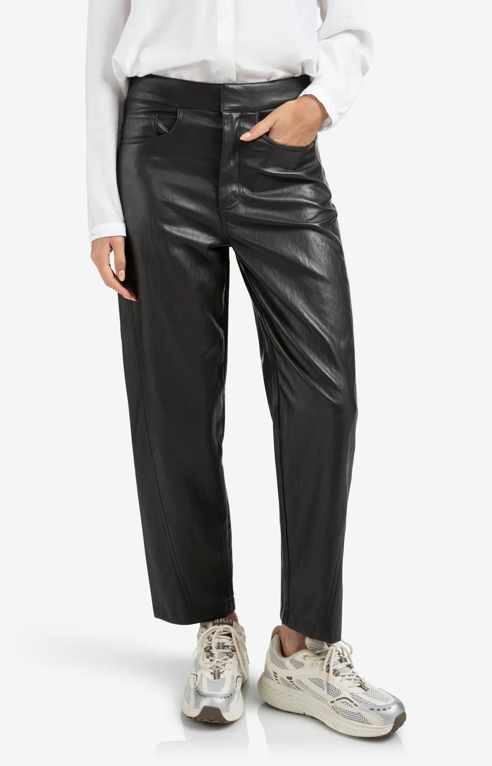 Faux Leather Trouser | YAYA