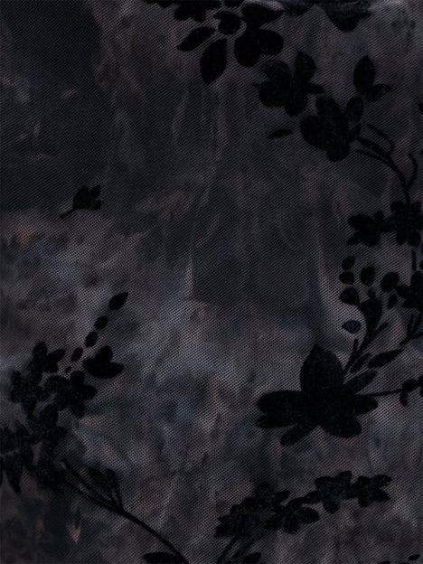Kenny Mesh Velvet Top | French Connection