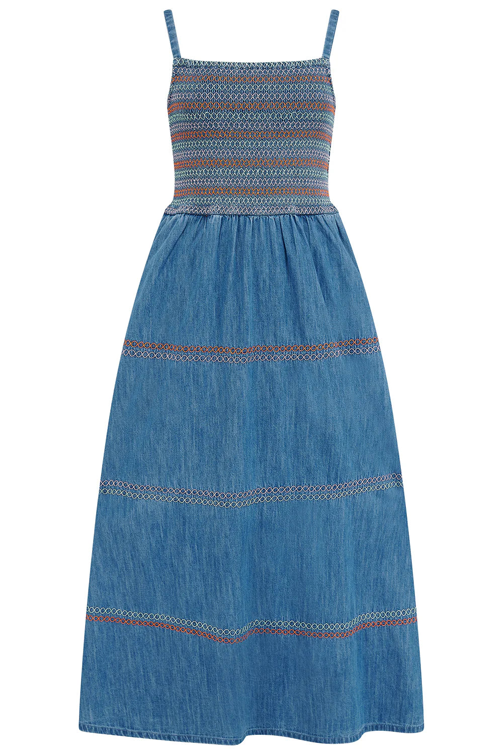 Murren Shirred Dress|Sugarhill