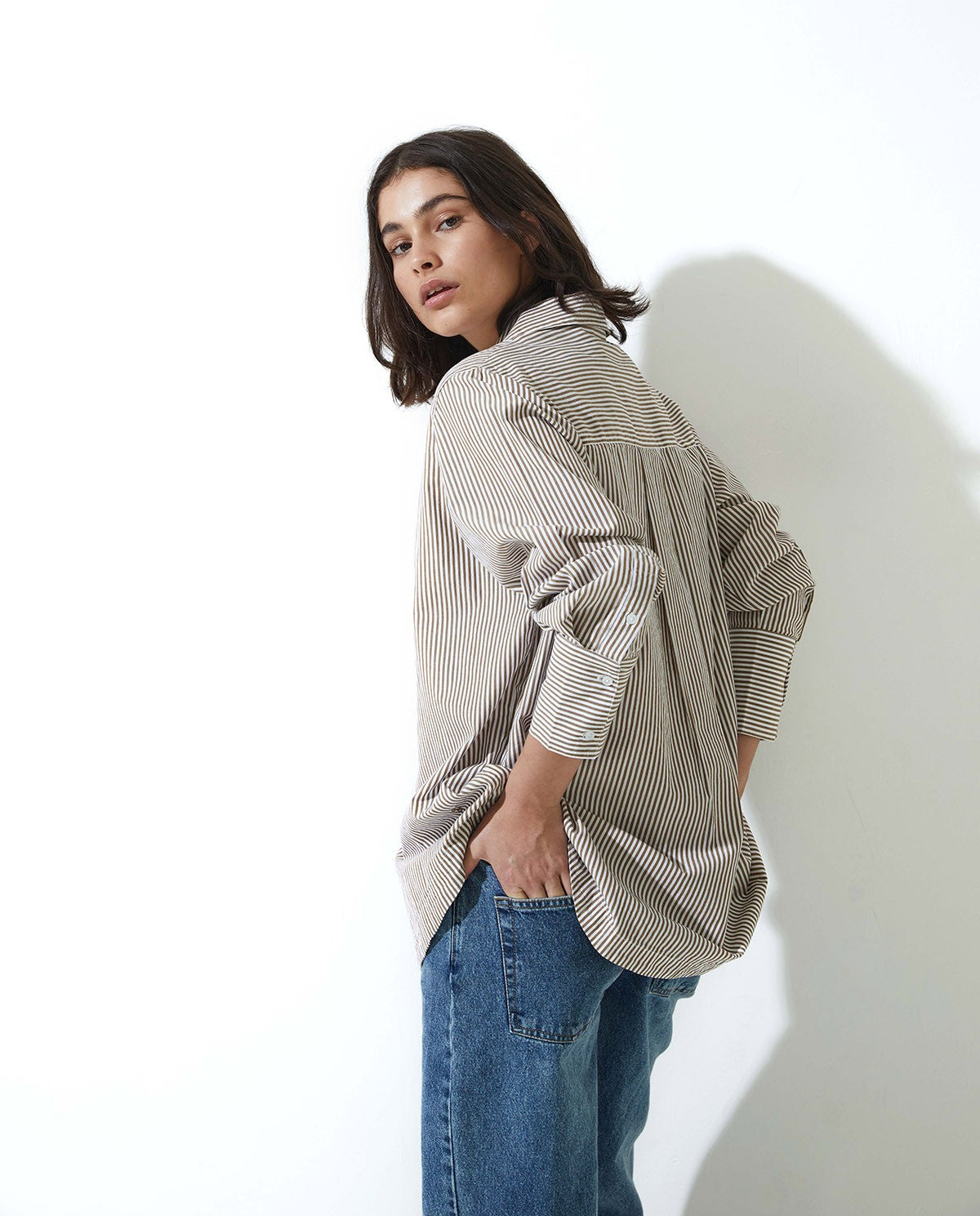Oversized Poplin Shirt | YESRSE