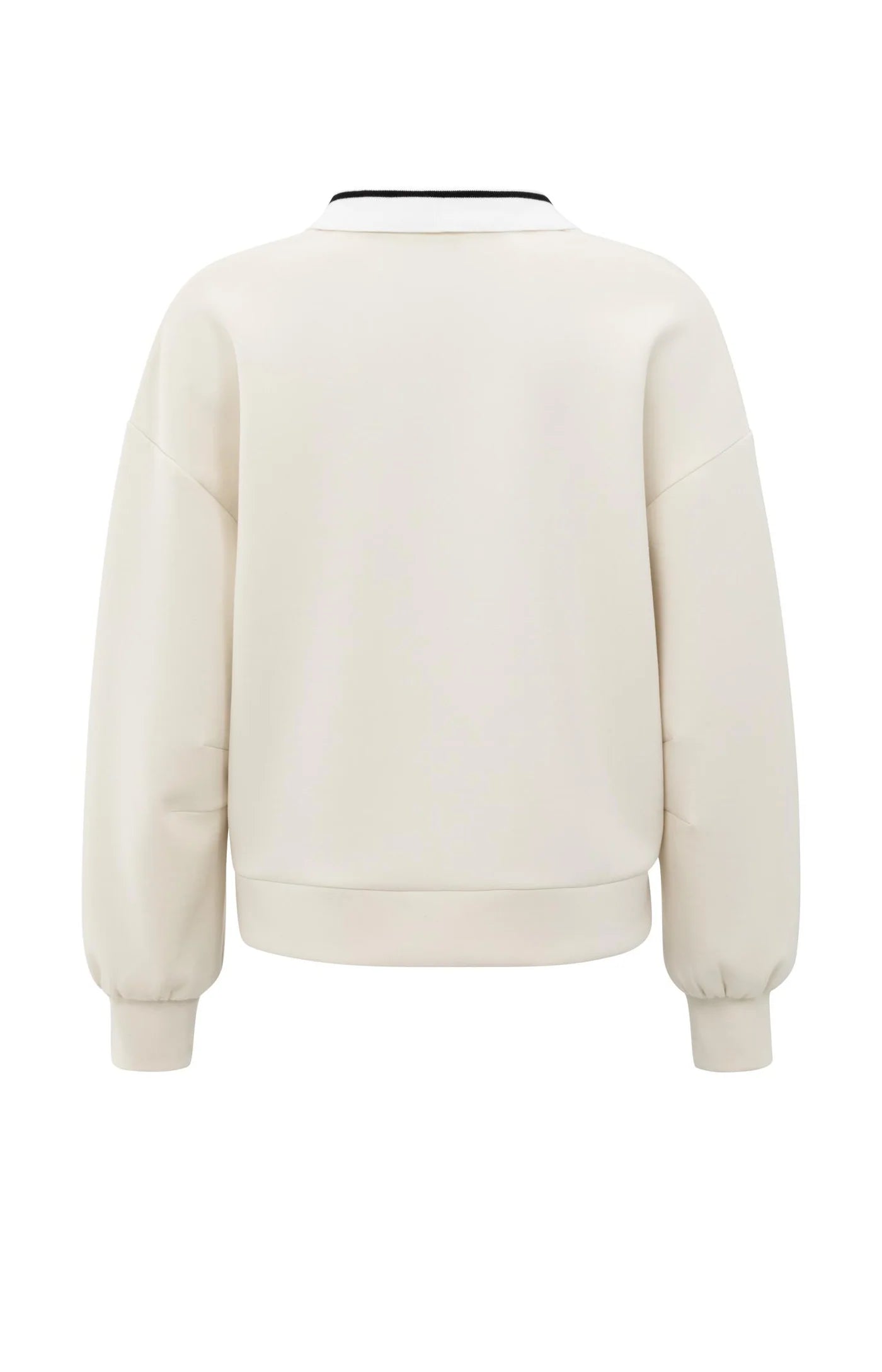 Sweatshirt with polo collar | YAYA