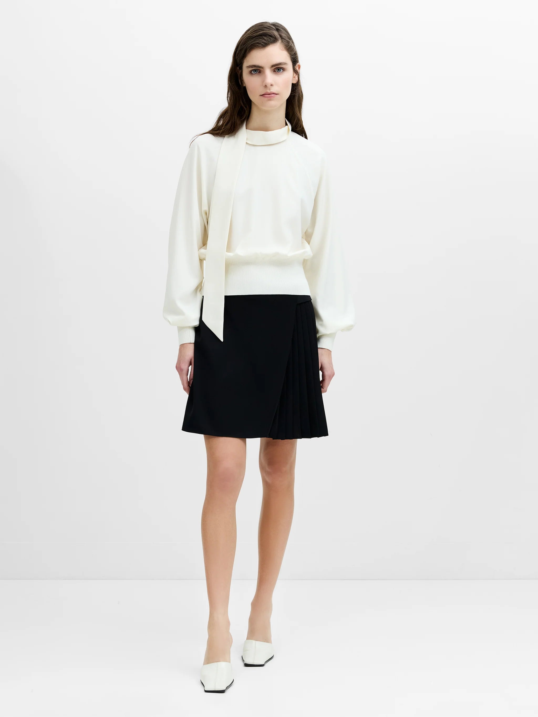 Krista Wrap Neck Top | French Connection