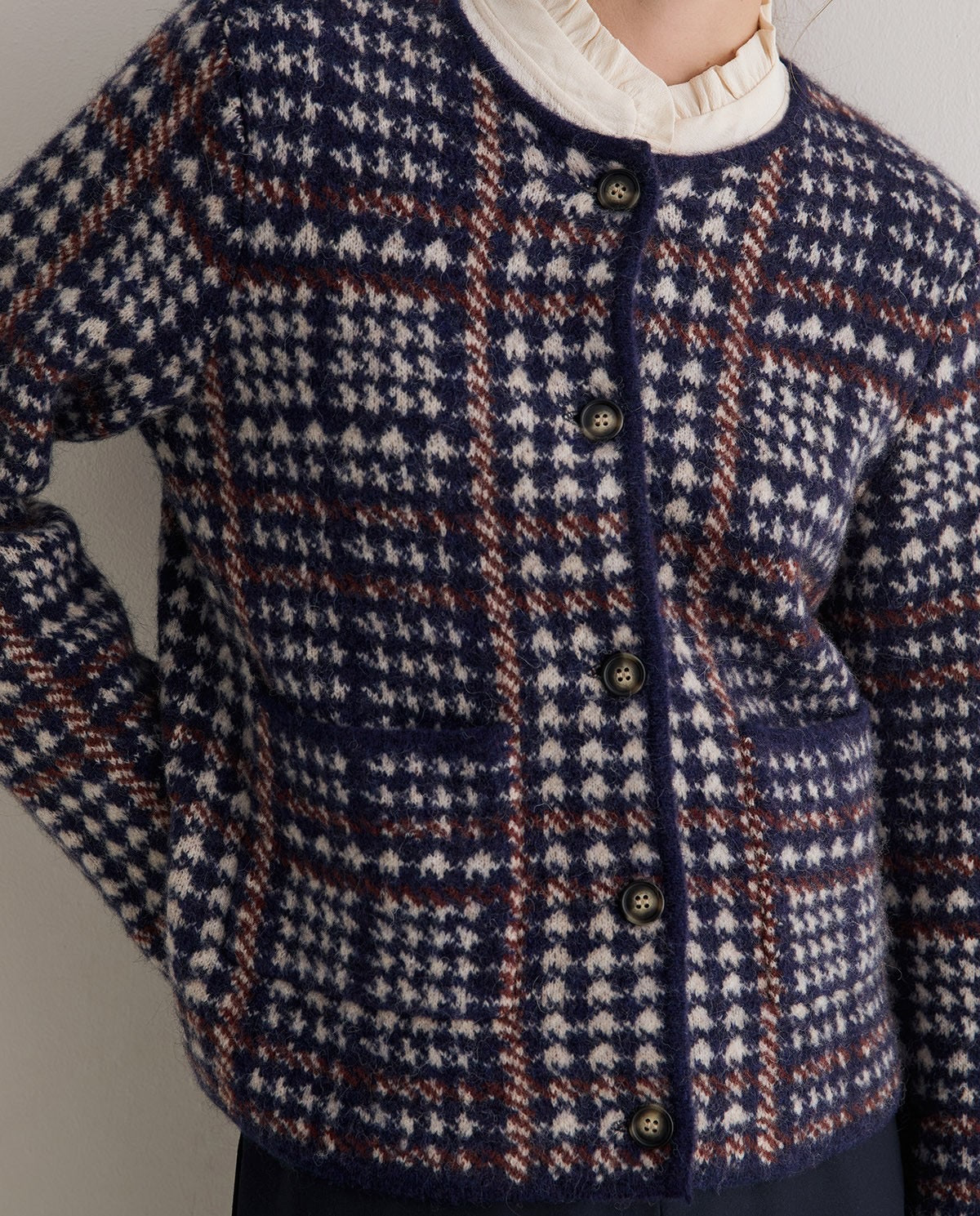 Jacquard Cardigan | Yerse