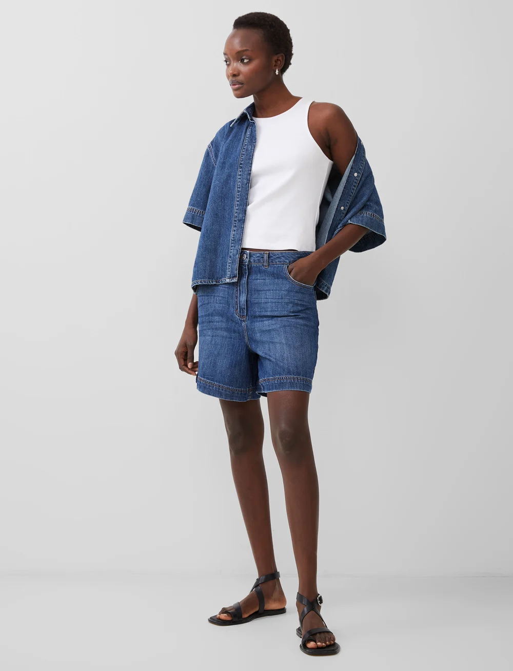 FINLEY DENIM SHORTS