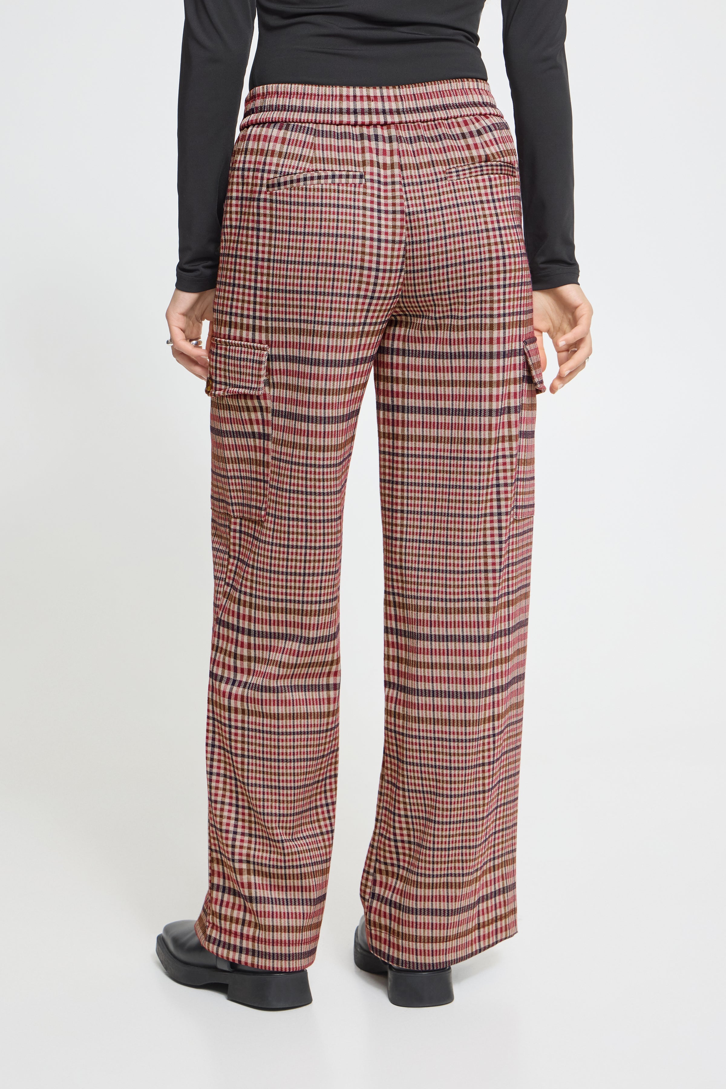 Kate Checkit Pants|Ichi