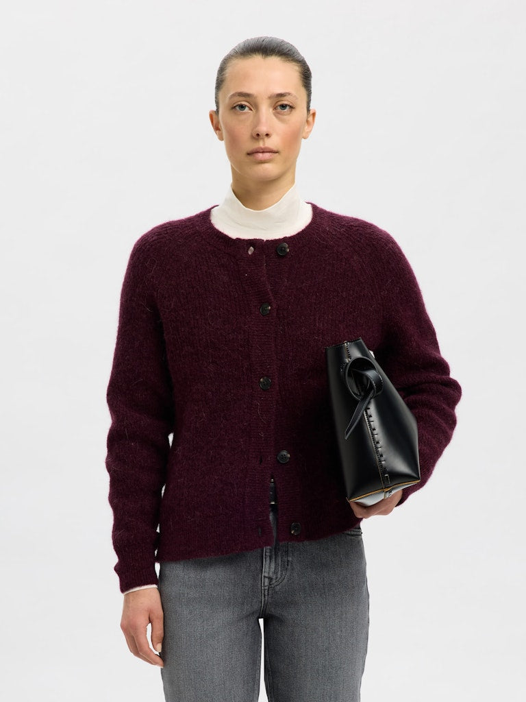 Lulu cardigan Fig | Selected Femme