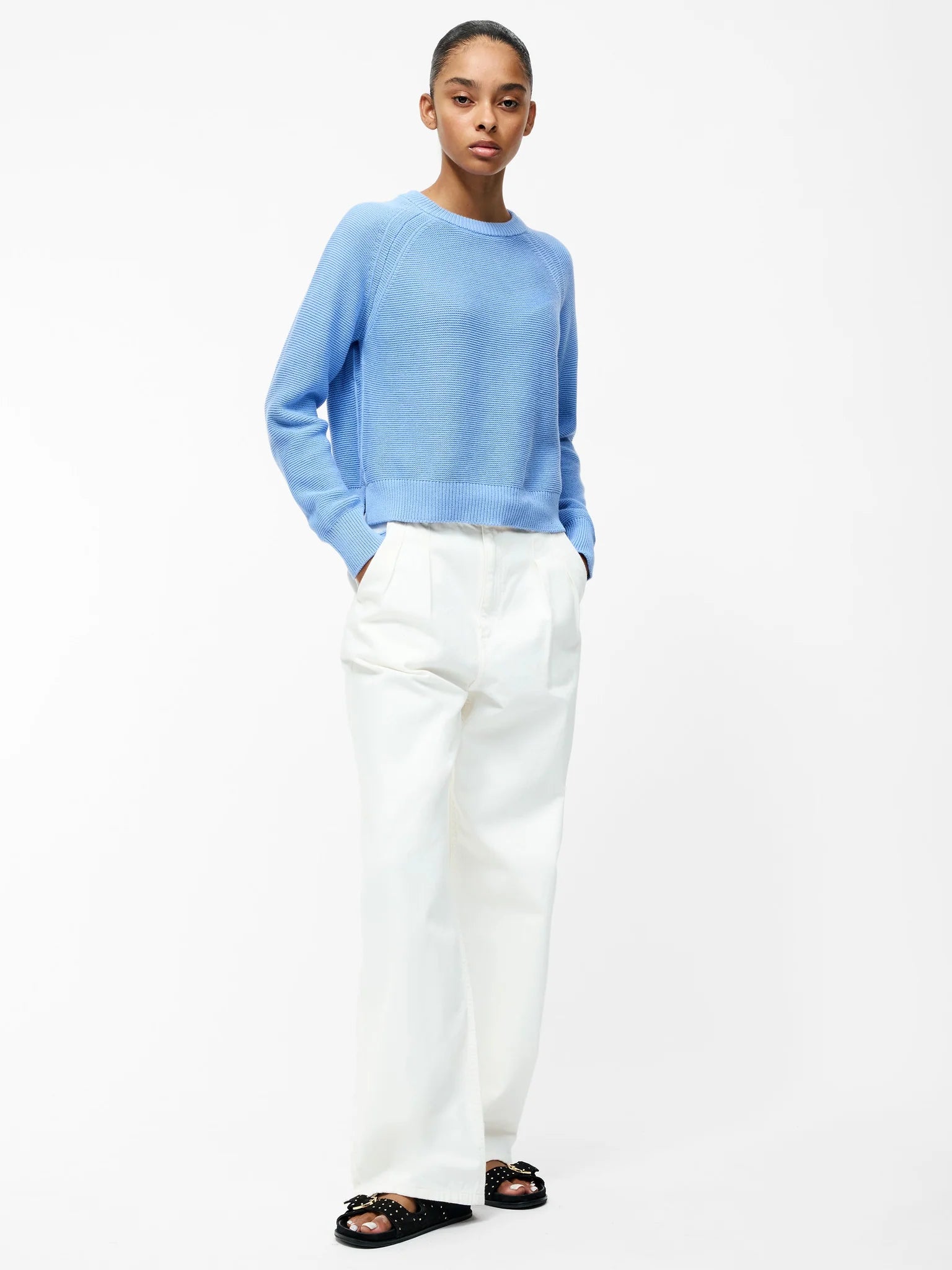 Lily Mozart Blue Jumper | French Connection