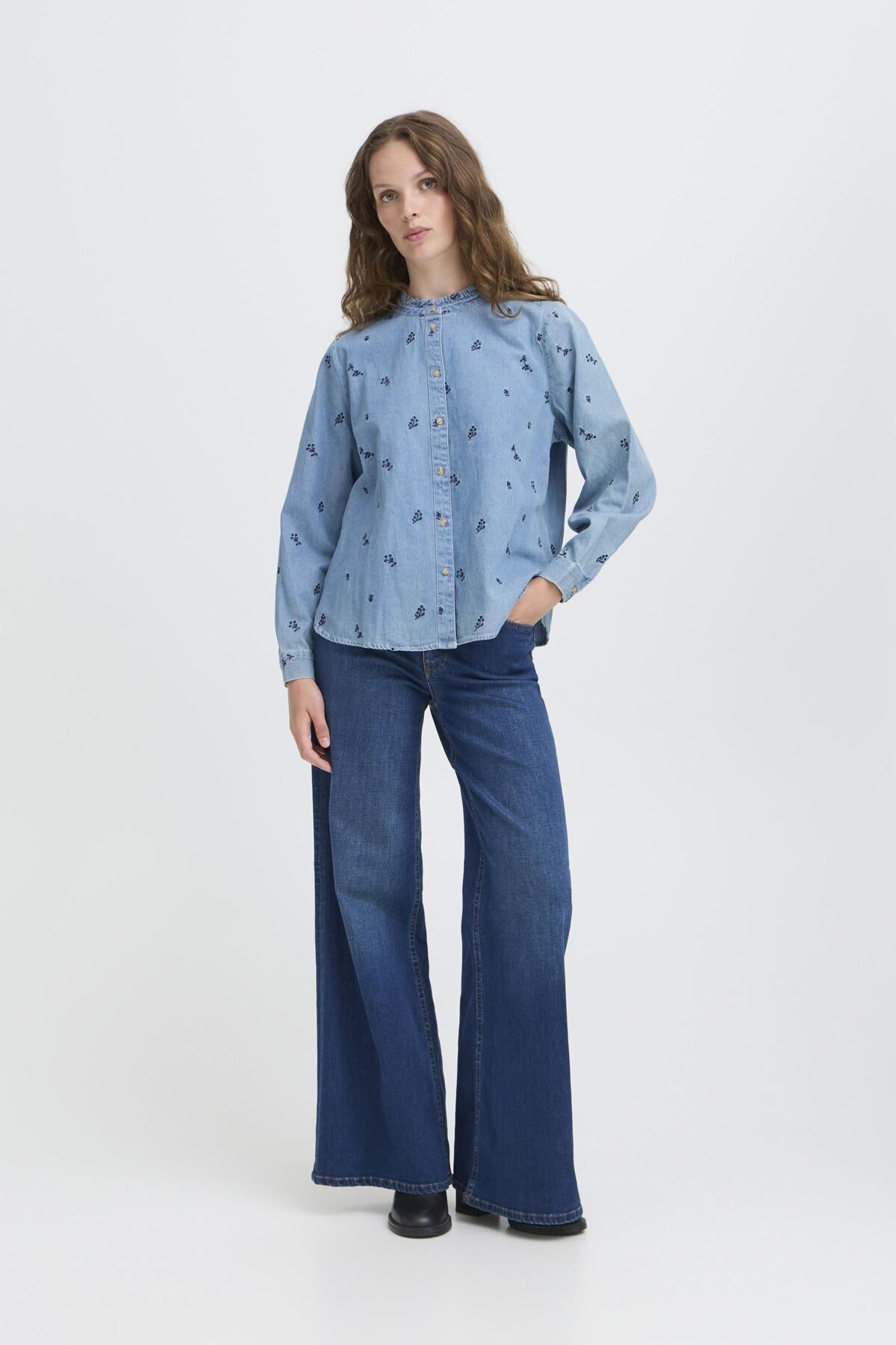 Archer denim shirt| Ichi