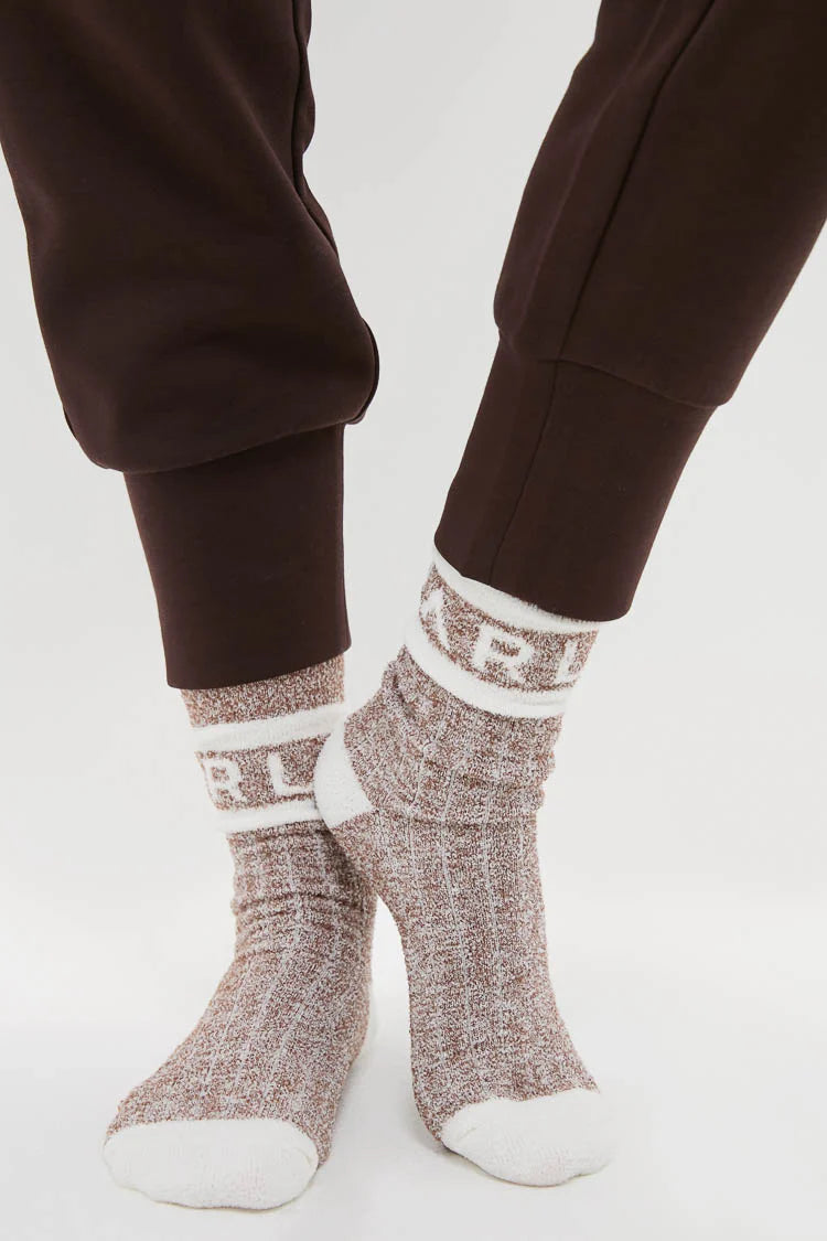 Spencer Acorn Marl Sock | Varley