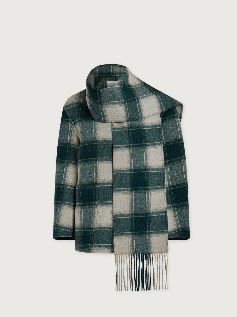 Alderton Check Scarf Coat | Varley
