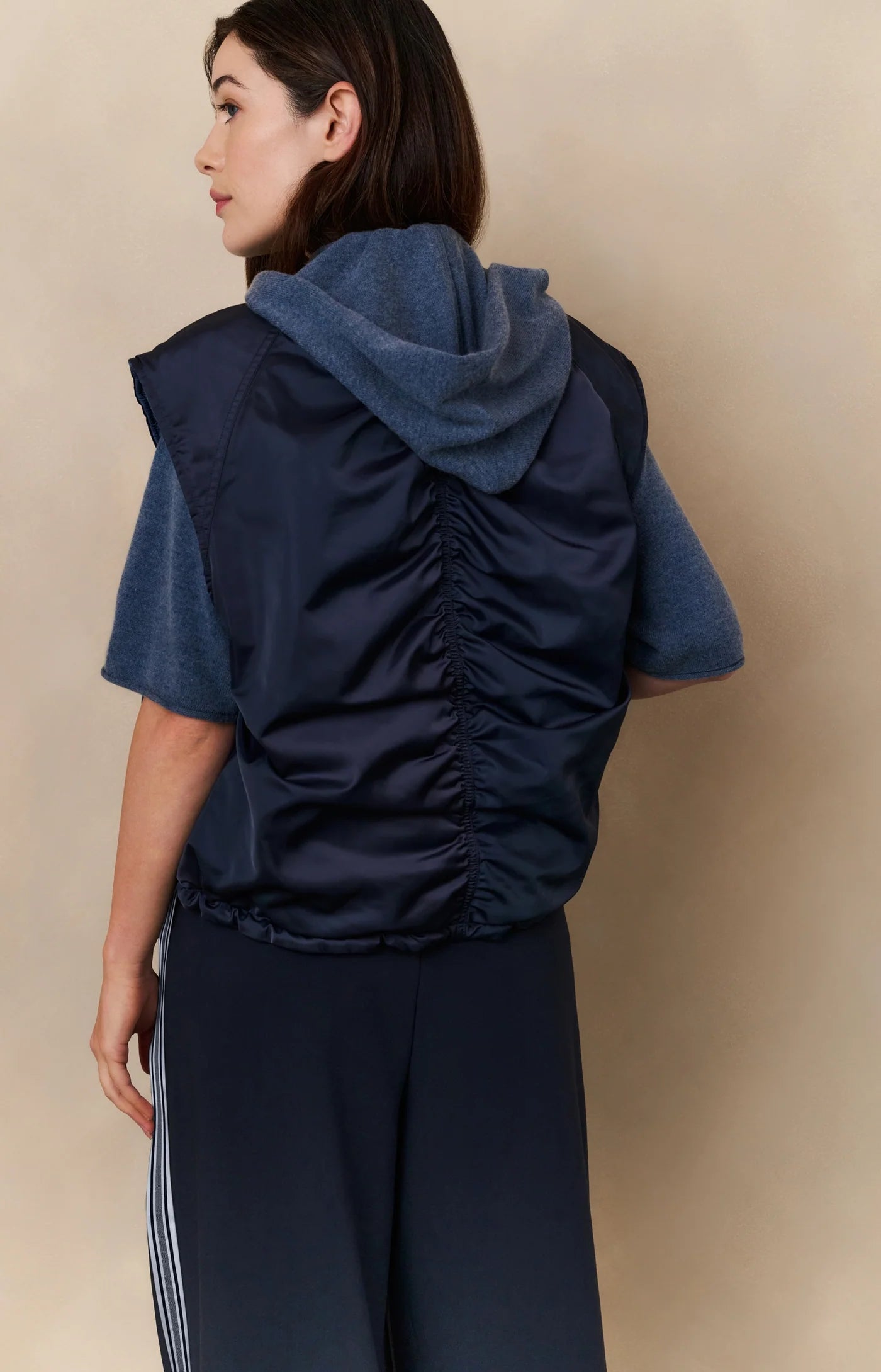 Nylon Reversible Gilet | Yaya