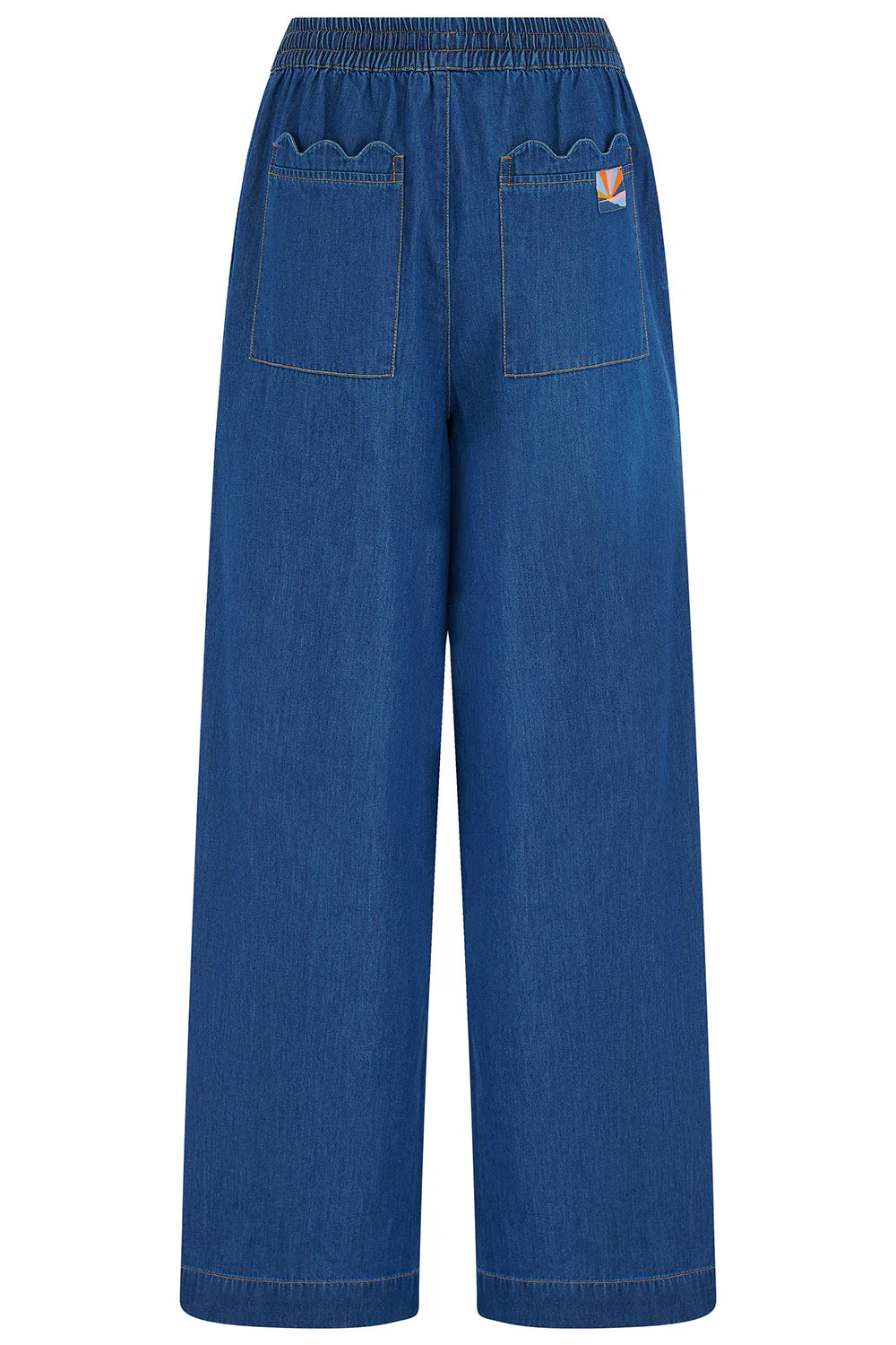 Megan Scalloped Trousers|Sugarhill