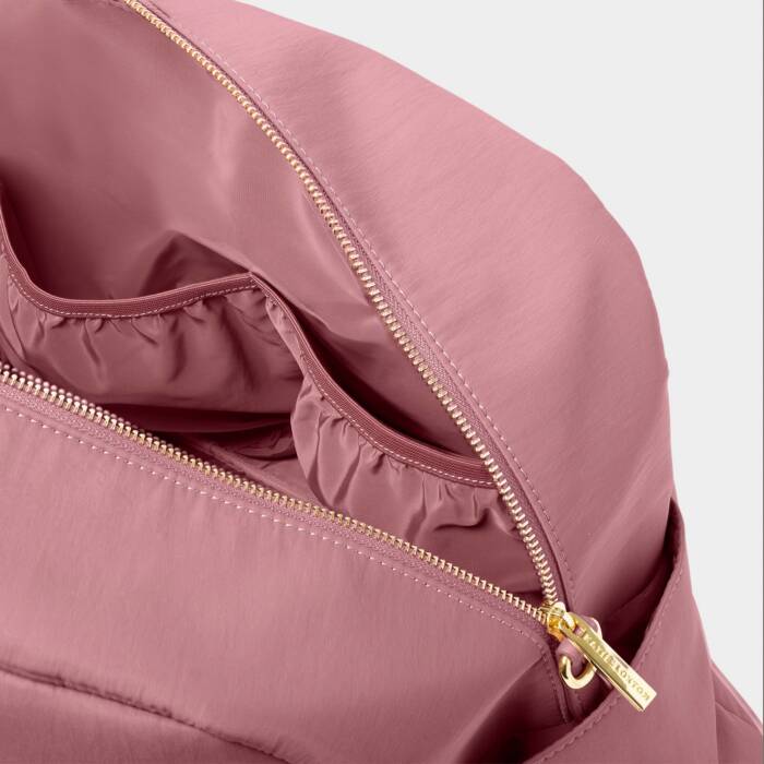 Nylon Everyday Holdall Bag Deep Rose | Katie Loxton