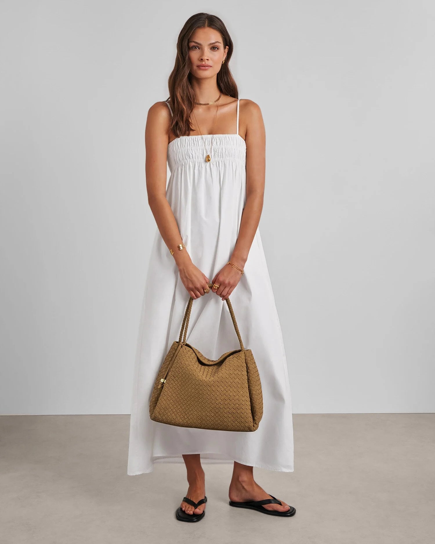 Nova Hand Woven Suedette Large Shoulder Bag | Katie Loxton