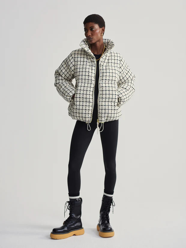 Eugene Check Short Puffer | Varley