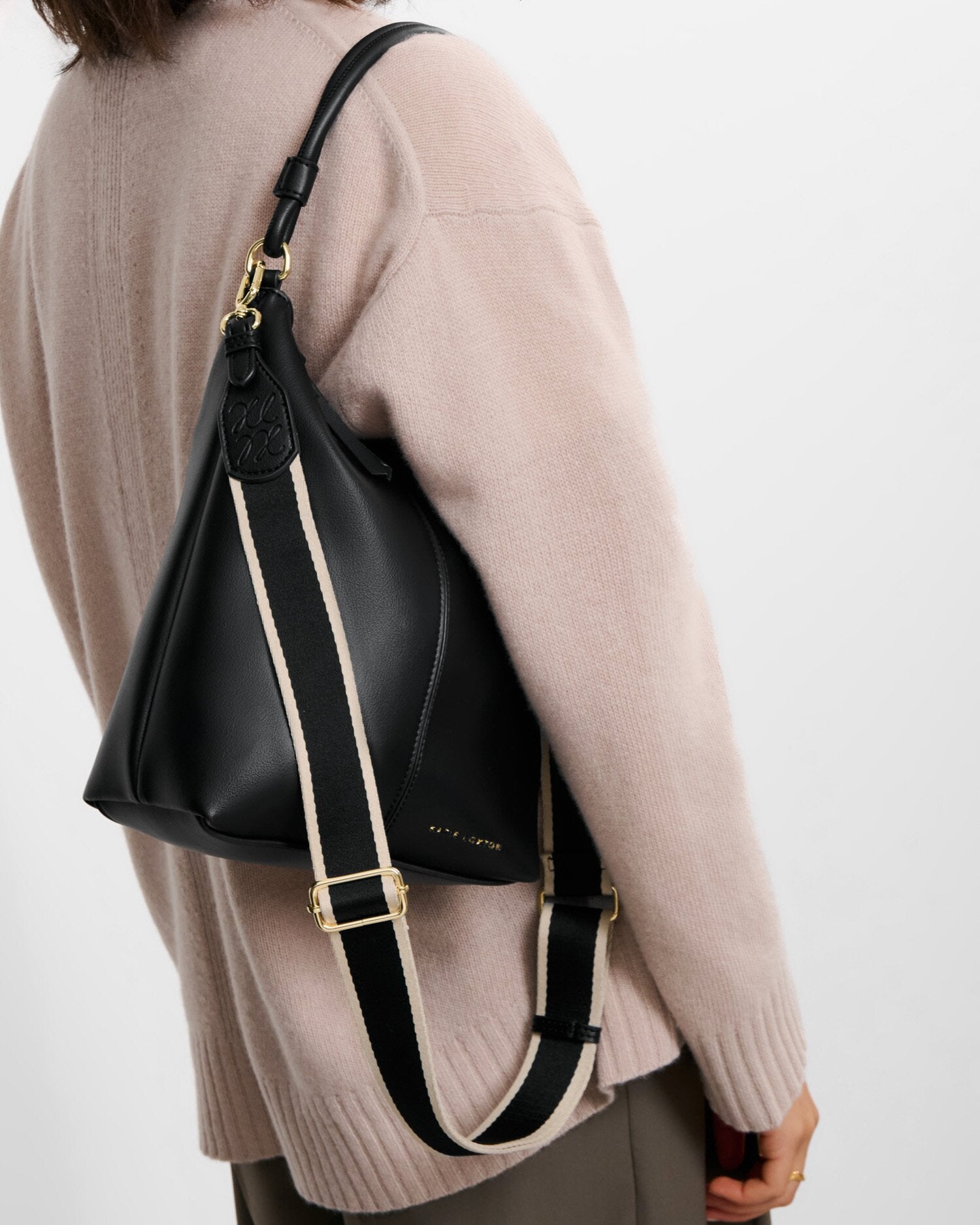 Hallie Satchel Bag Black | Katie Loxton