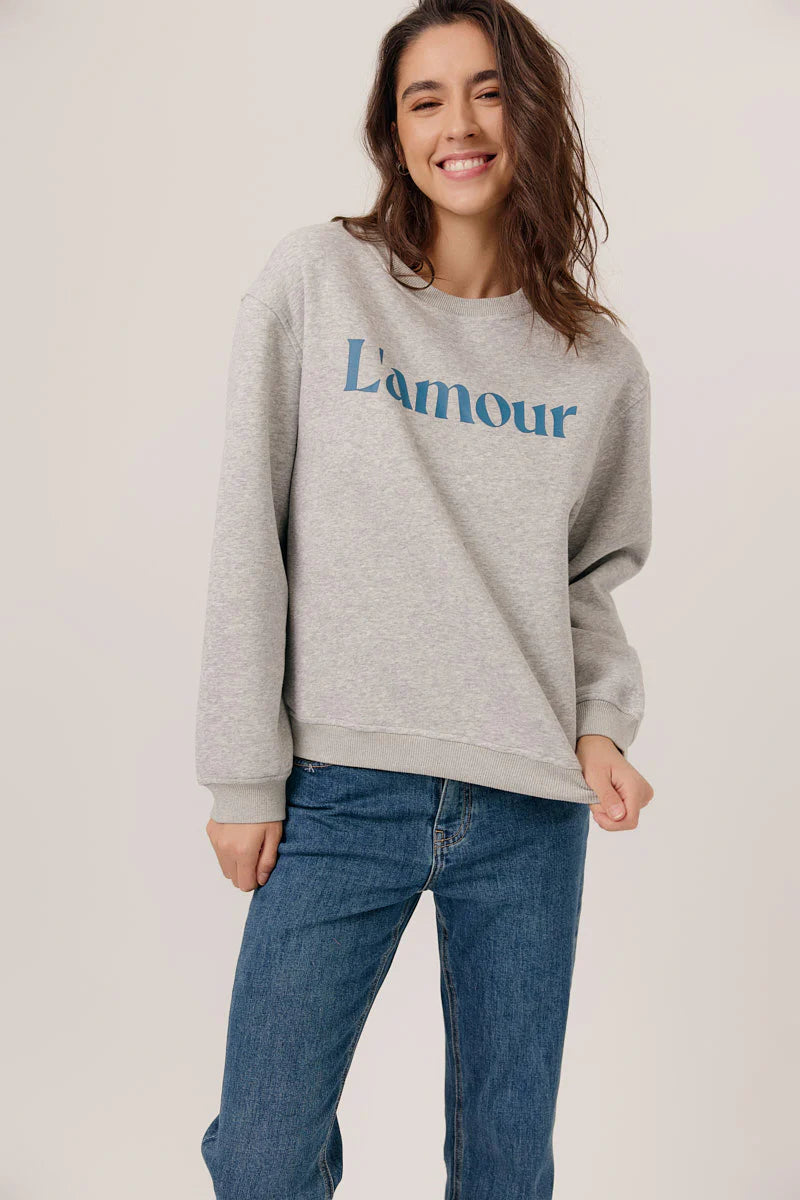 Shelley Grey Sweatshirt | Art Love