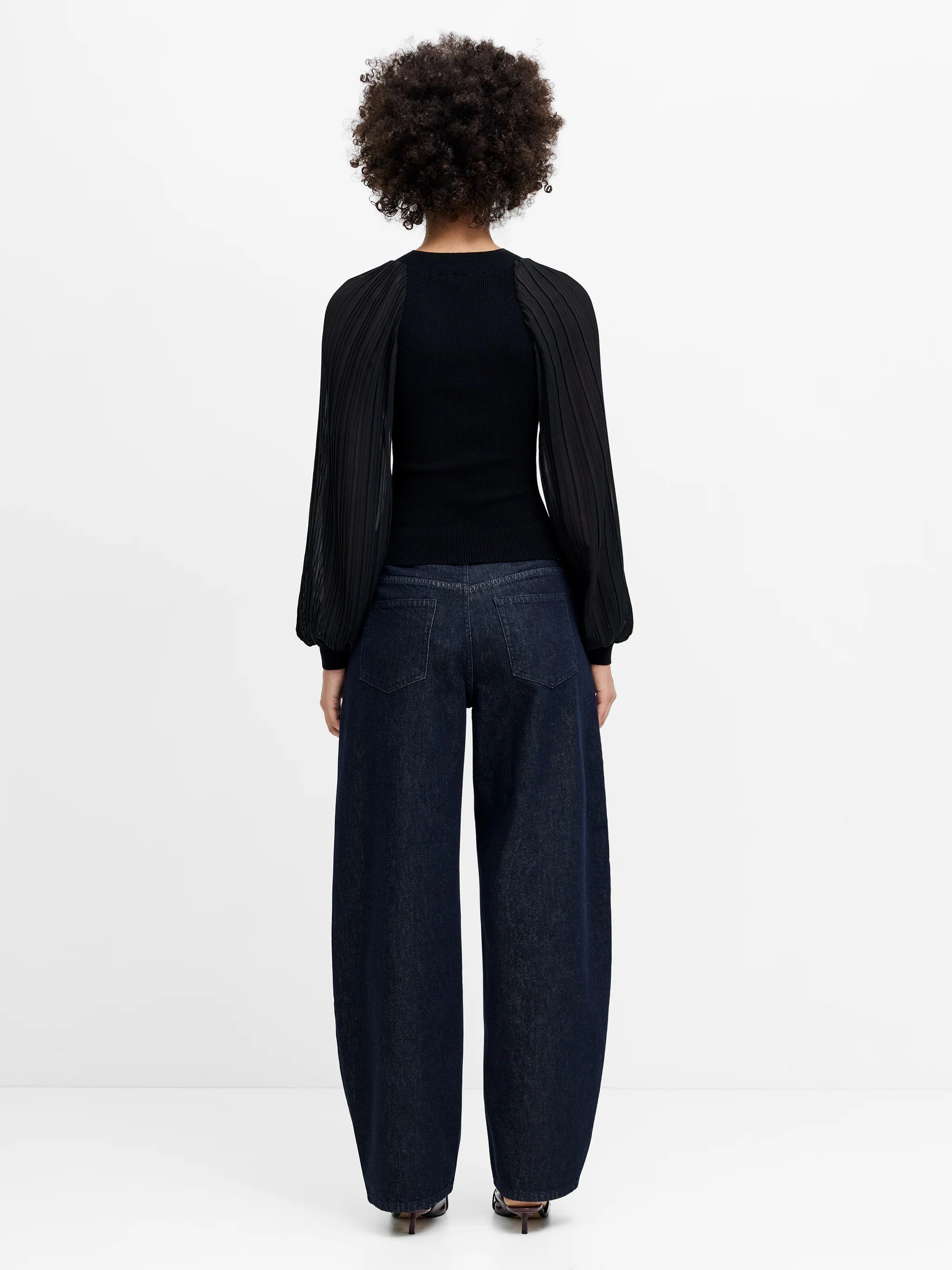 Krista Pleated Sleeve Top | French Connection