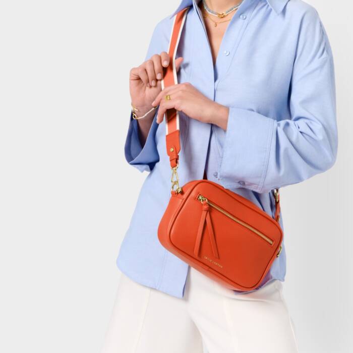 Hallie Crossbody Bag Deep Orange | Katie Loxton