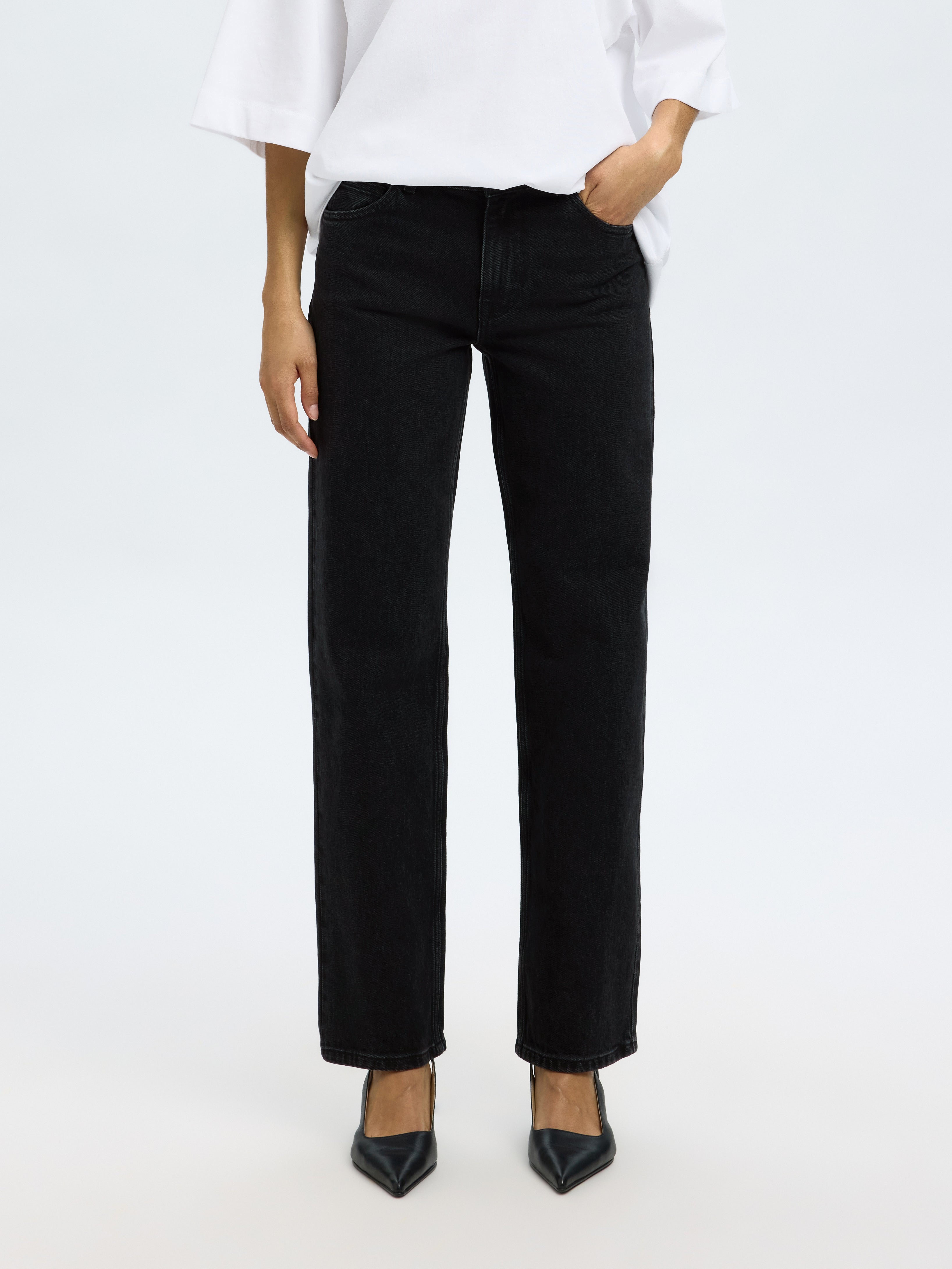 Bea Kori Black Jeans | Selected Femme