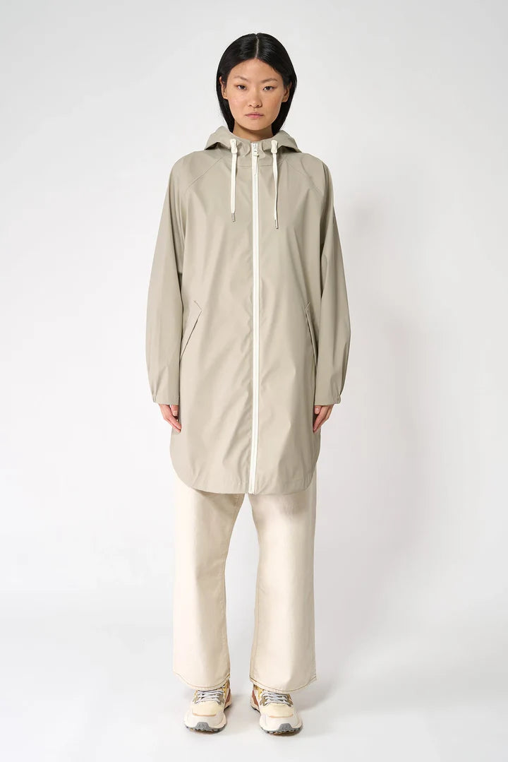 Sky Stone Grey Raincoat | Tanta