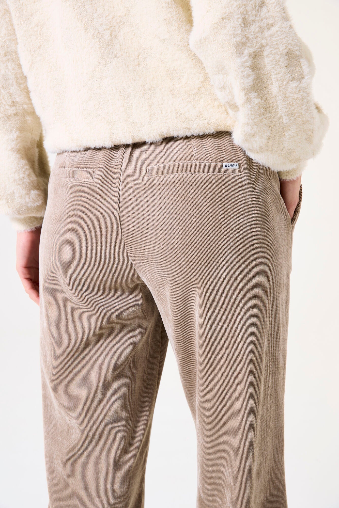 Taupe Cord pants | Garcia