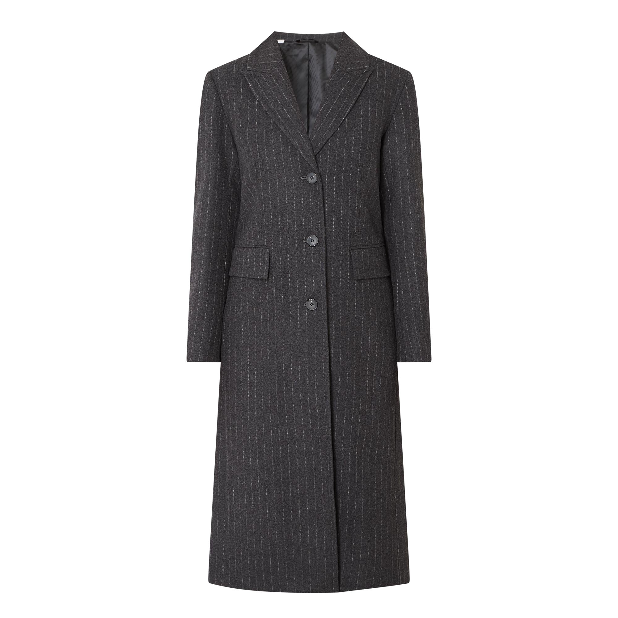 Ally Pinstripe Coat | Selected Femme
